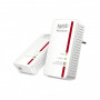 FRITZ!Powerline 1240E WLAN Set INT 1200 Mbit/s Collegamento ethernet LAN Wi-Fi Rosso, Bianco 2 pz