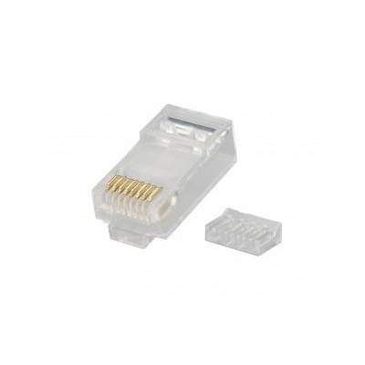 Connettore Plug Rete Rj45 8P Cat.6 Utp (Conf. 100Pz) (Cv-Lan-027A)