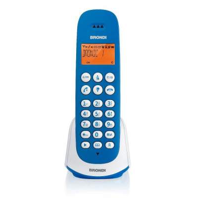 TELEFONO CORDLESS ADARA (BROADARABL/W) BIANCO/BLU (Brondi)