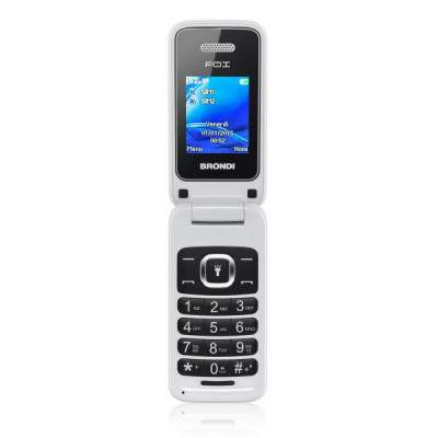CELLULARE FOX DUAL SIM APERTURA A CONCHIGLIA - BIANCO (Brondi)