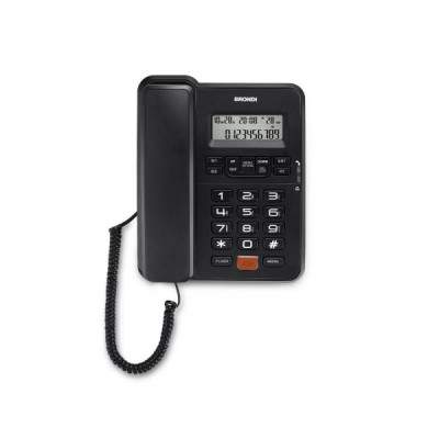 TELEFONO FISSO OFFICE DESK NERO (Brondi)