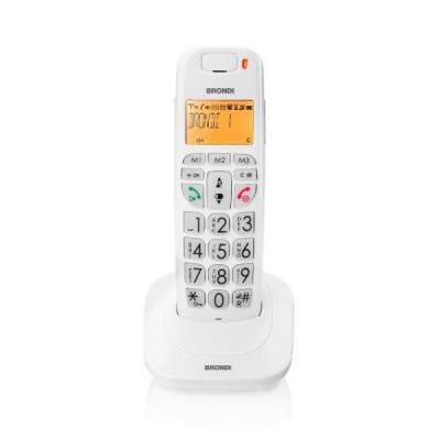 TELEFONO CORDLESS BRAVO BRIGHT BIANCO (Brondi)