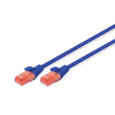 CAVO DI RETE DRITTO NON SCHERMATO CAT.6E 1 MT BLU (DK1614010B) (Digitus)