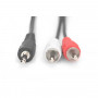CAVO STEREO 1 CONN 3.5MM / 2 CONN RCA 2 MT (LP243) (Digitus)