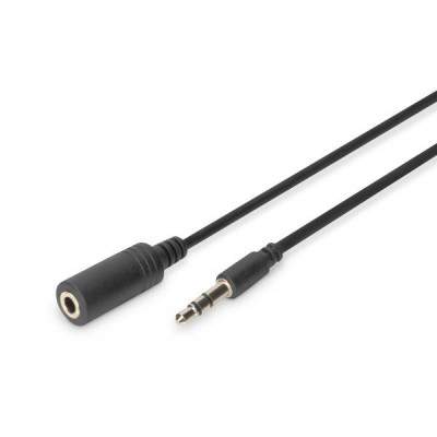 CAVO STEREO 3.5MM PROLUNGA PER CUFFIE M/F 3 MT (AK510200030 (Digitus)