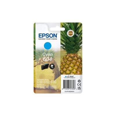 Epson 604 cartuccia d'inchiostro 1 pz Originale Resa standard Ciano