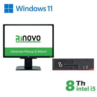 BUNDLE PC D738 SFF INTEL CORE I5-8GEN. + MONITOR FUJITSU 22" B22W (Fujitsu-rinovo)