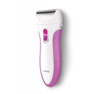 Depilatore Rasoio Ladyshave Hp6341/00 Rosa/Bianco