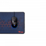 itek E1 Tappetino per mouse per gioco da computer Nero, Rosso
