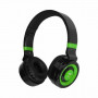 Cuffia Microfono Tm-046-Gr Wireless Verde