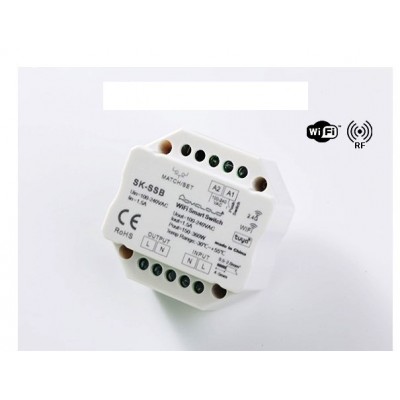 MODULO SMART PULSANTE 220V AC 1CHX1.5A WI-FI+RF 2.4G (SK-SSB)