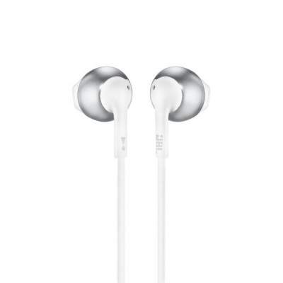 AURICOLARI T205 BIANCO CROMATO CON CAVO (JBLT205CRM) (Jbl)