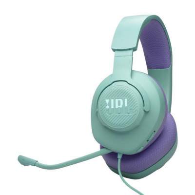 CUFFIA GAMING CON MICROFONO QUANTUM 100M2 CIANO (JBLQTUM100M2CYN) (Jbl)
