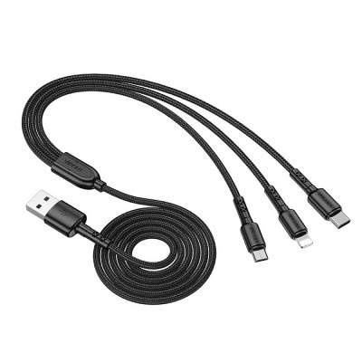 CAVO DI RICARICA VELOCE 3 IN 1 3.5A (CB X2LMT) (Karma)