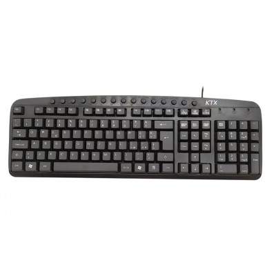 TASTIERA KB-2105U USB MULTIMEDIALE NERA (Ktx)