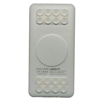 POWER BANK 8800 MAH LE-317 15W WIRELESS VENTOSA BIANCO (Leovin)