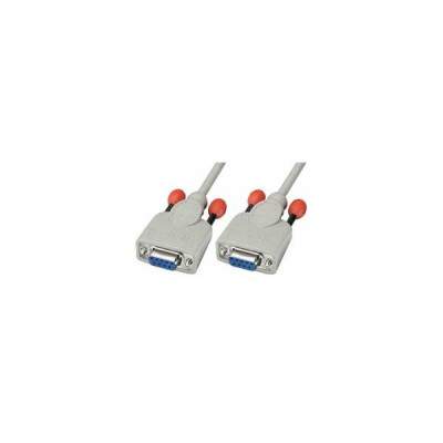 Lindy 3m Null modem cable cavo seriale Bianco