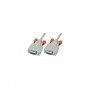 Lindy 3m Null modem cable cavo seriale Bianco