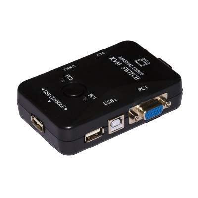 SWITCH KVM 2 PC CON PORTE 2 VGA E 2 USB (LKKWM2) (Link)