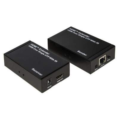 ESTENSORE DI LINEA HDMI CON CAVO DI RETE (ANCHE IP) 120 MT INFRAROSSI (Link)