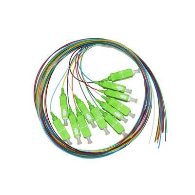 SET 12 CAVI PIGTAIL FIBRA OTTICA COLORATI CONNETTORI SC APC SINGLEMODE MT.2 (LKSC12APC) (Link)