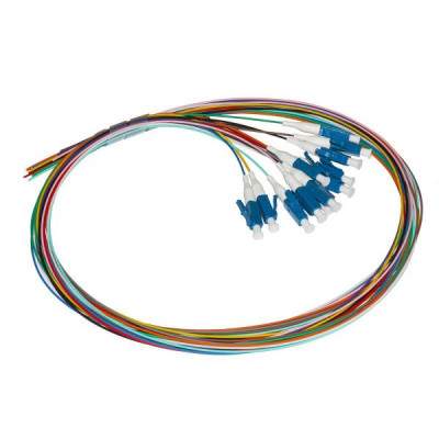 SET 12 CAVI PIGTAIL FIBRA OTTICA COLORATI CONNETTORI LC SINGLEMODE SIMPLEX 2 MT (LKLC12PTS) (Link)