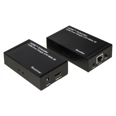 Estensore Di Linea Hdmi Con Cavo Di Rete (Anche Ip) 120 Mt Infrarossi