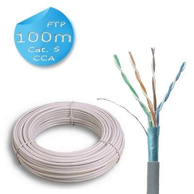 MATASSA CAVO DI RETE 100 MT RAME CAT.5E FTP (CM-009) (Mach Power)