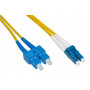 CAVO FIBRA OTTICA LC A SC SINGLEMODE DUPLEX OS2 MT.1 (LKLCSC901) (Link)