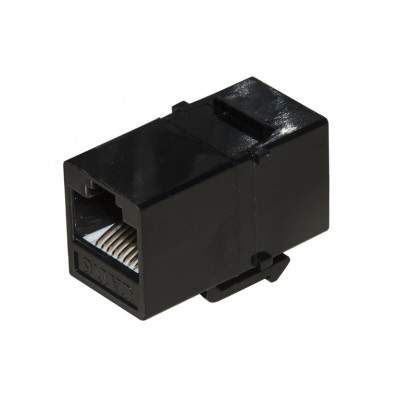 ADATTATORE PASSANTE 2X8 POLI RJ45 UTP NON SCHERMATO CAT.6 CON GANCI PER PANNELLI (LKCKF6) (Link)