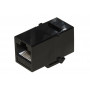 ADATTATORE PASSANTE 2X8 POLI RJ45 UTP NON SCHERMATO CAT.6 CON GANCI PER PANNELLI (LKCKF6) (Link)
