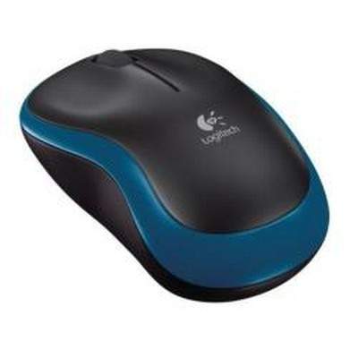 MOUSE M185 NERO/BLU WIRELESS (Logitech)