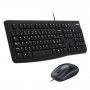 KIT MK120 TASTIERA + MOUSE NERA (Logitech)