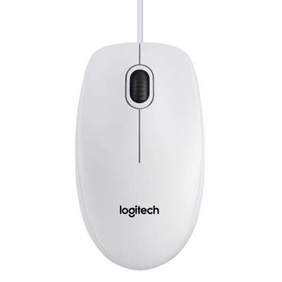 MOUSE OTTICO B100W BIANCO USB (910-003360) (Logitech)