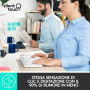KIT MK295 TASTIERA + MOUSE WIRELESS BIANCA (920-009821) (Logitech)