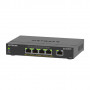 NETGEAR 5-Port Gigabit Ethernet PoE+ Plus Switch (GS305EP) Gestito L2/L3 Gigabit Ethernet (10/100/1000) Supporto Power over