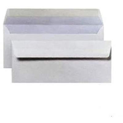 BUSTE BIANCHE 110X230MM 90GR + STRIP DA 500PZ (No Brand)