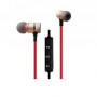 AURICOLARI CUFFIA SOUND STEREO WIRELESS SPORTS CON MICROFONO E CONTROLLI - ROSSO/BIANCO (No Brand)