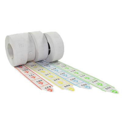 ROTOLI ELIMINACODA NUMERICI - 2000 STRAPPI - CONF. 5PZ (No Brand)
