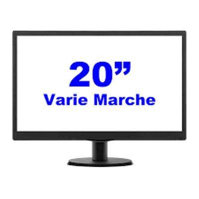 MONITOR 20" VARI MODELLI LED NO BOX - RICONDIZIONATO GR. A/A- GAR. 3 MESI (No Brand)
