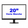 MONITOR 20" VARI MODELLI LED NO BOX - RICONDIZIONATO GR. A/A- GAR. 3 MESI (No Brand)