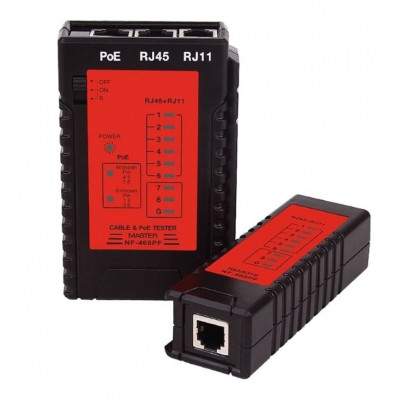 TESTER DI RETE NF-468 NETWORK/TELEPHONE CAVI RJ45/RJ11 UTP (Noyafa)