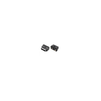 ADATTATORE MONOBLOCCO SCART-3 RCA COMMUTATORE INPUT OUTPUT (Nvs)