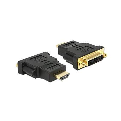 ADATTATORE SPINA HDMI (19PIN) A PRESA DVI-D DUAL LINK (24+5) DORATO (Propart)