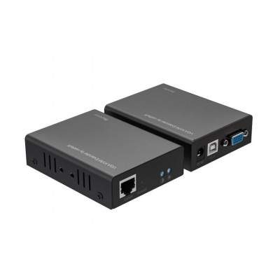 KIT TX-RX EXTENDER VGA E SEGNALE USB - UTP A 300MT (PT-PETVEK) (Propart)
