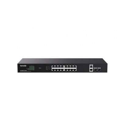 SWITCH RETE 20 PORTE 10/100/1000 - 18GE+2SFP - 16 PORTE POE (TEG1120P-16-150W) (Tenda)
