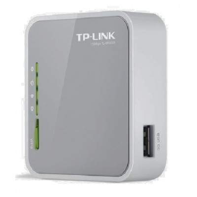 TP-Link TL-MR3020 router wireless Fast Ethernet Banda singola (2.4 GHz) Grigio, Bianco