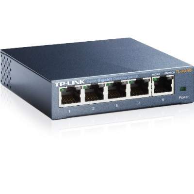 TP-Link TL-SG105 Non gestito Gigabit Ethernet (10/100/1000) Nero