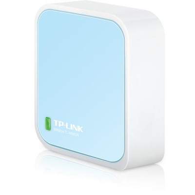 TP-Link TL-WR802N router wireless Fast Ethernet Banda singola (2.4 GHz) Blu, Bianco