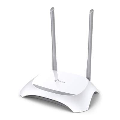 TP-Link TL-WR840N router wireless Fast Ethernet Banda singola (2.4 GHz) Grigio, Bianco